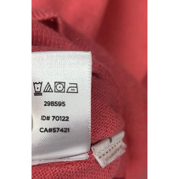 Loft Sweater Womens M Pink 3/4 Sleeve Wool Blend Sweater Soft Cozy - Picture 4 of 8